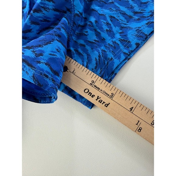 Nike Kids Dri Fit Training Athletic Shorts Blue Cheetah Youth Size XLarge NEW - Picture 7 of 10